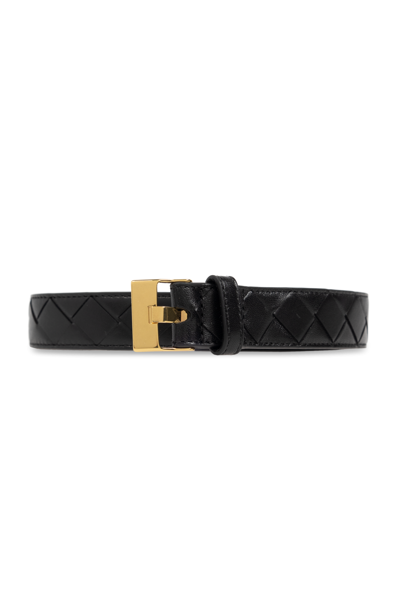 【関税・送料込み】BOTTEGA VENETA BELTS BLACK LEATHER BELT Bottega Veneta® Men's Intrecciato Belt in Black. Shop online